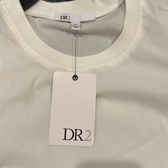 DR2 Ruffle Cotton Tank - Ivory Size XS - Picture 3 of 4